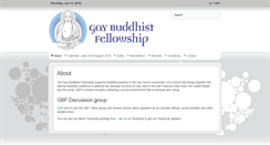 Desktop Screenshot of gaybuddhist.org