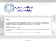 Tablet Screenshot of gaybuddhist.org